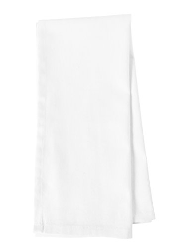 10 Pack White Cotton Kitchen Towels - Soft and Functional for Cooking and Cleaning