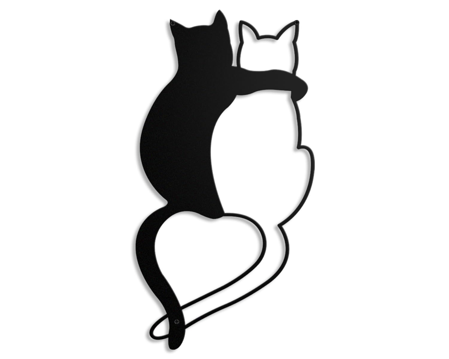 Iron Cat Wall Art for Home Décor: Perfect for Living Room, Bedroom, Kitchen, Office