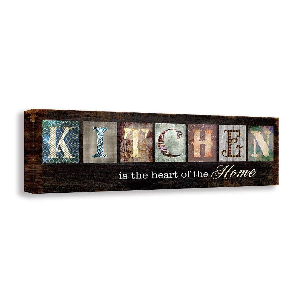Inspirational Farmhouse Kitchen Wall Art, 5.5 X 16.5 Inches