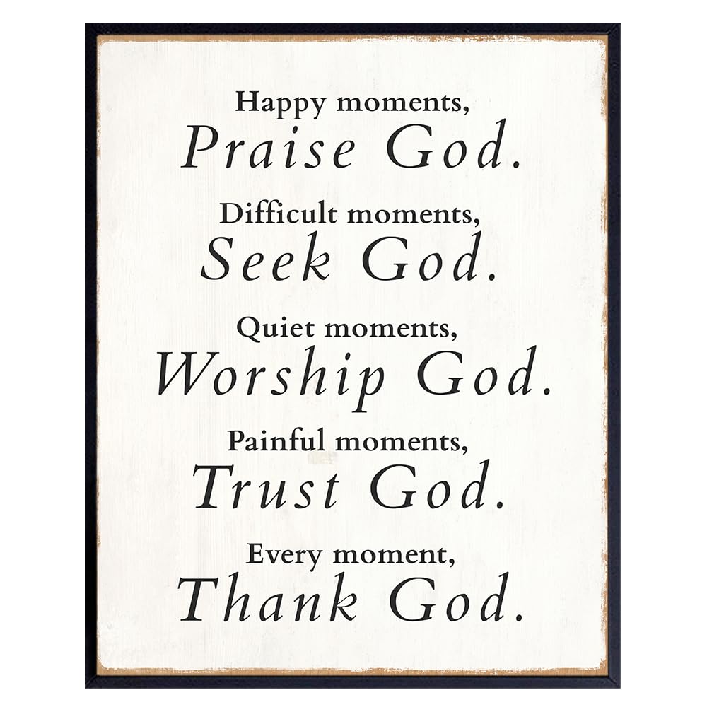 Inspirational God Quotes for Christian Home Decor